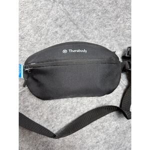 Therabody x United Airlines Polaris Amenity Kit Crossbody Belt Bag Black Empty